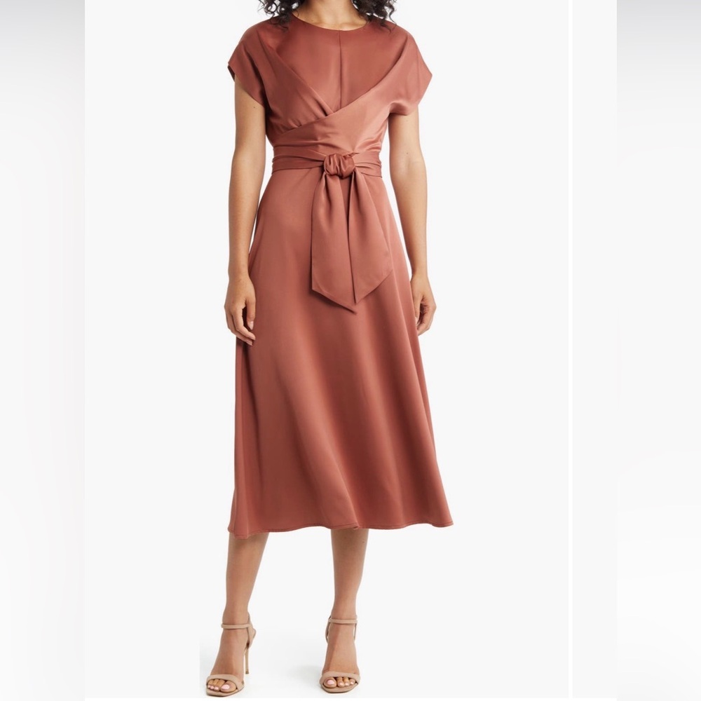 Nordstrom satin midi dress